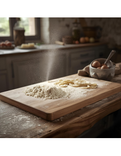 Asse Pasta Legno Abete con Bordo in Varie Dimensioni 2