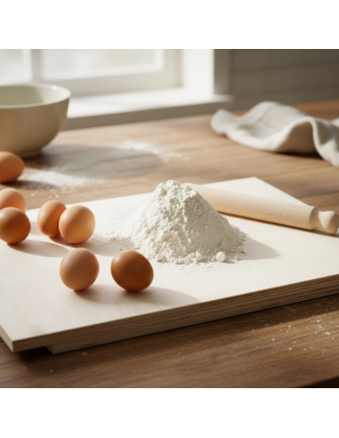 asse pasta legno con mattarello in faggio