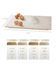 tavola da impasto legno naturale varie dimensioni