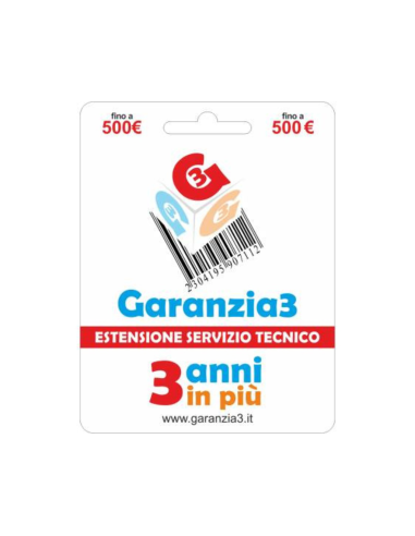 Garanzia3 Estensione Servizio Tecnico 3 Anni Massimale 500€