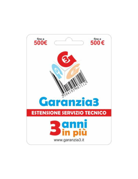 Garanzia3 Estensione Servizio Tecnico 3 Anni Massimale 500€