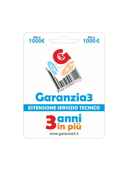 Garanzia3 Estensione Servizio Tecnico 3 Anni Massimale 1000€