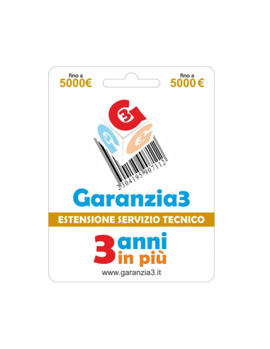 Garanzia3 Estensione Servizio Tecnico 3 Anni Massimale 5000€