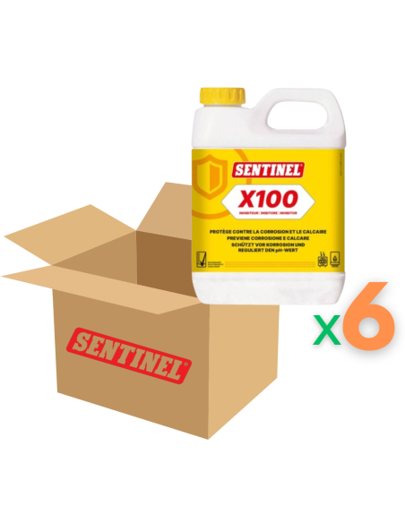 Sentinel X100 Inibitore 1L Sistema di Pulizia Confezione da 6 pezzi