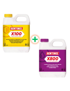 Sentinel Kit Lavaggio x100 inibitore x800 pulitore